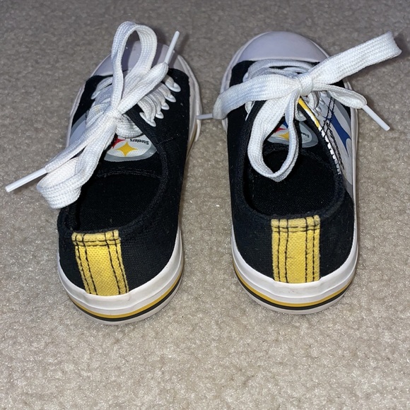 Very Cute Youth Girls Size 11/12 Steelers Tennis Shoes🖤💛Bundle and Save🖤💛 - Picture 3 of 7